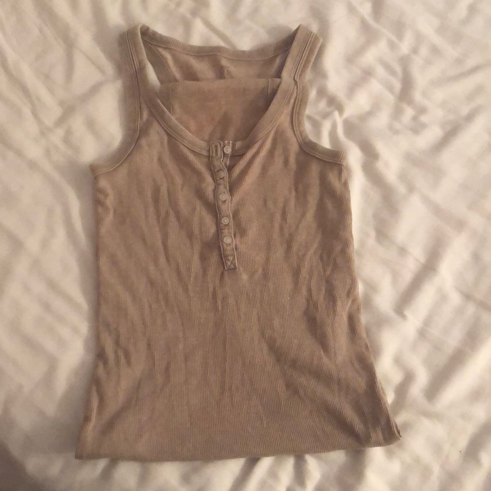 AERIE real soft henley tank
